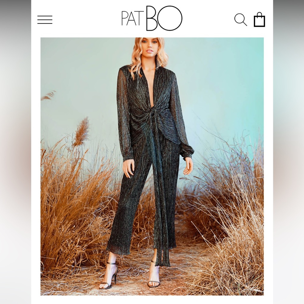 NWT PatBo Lurex Jogger Pant sz L